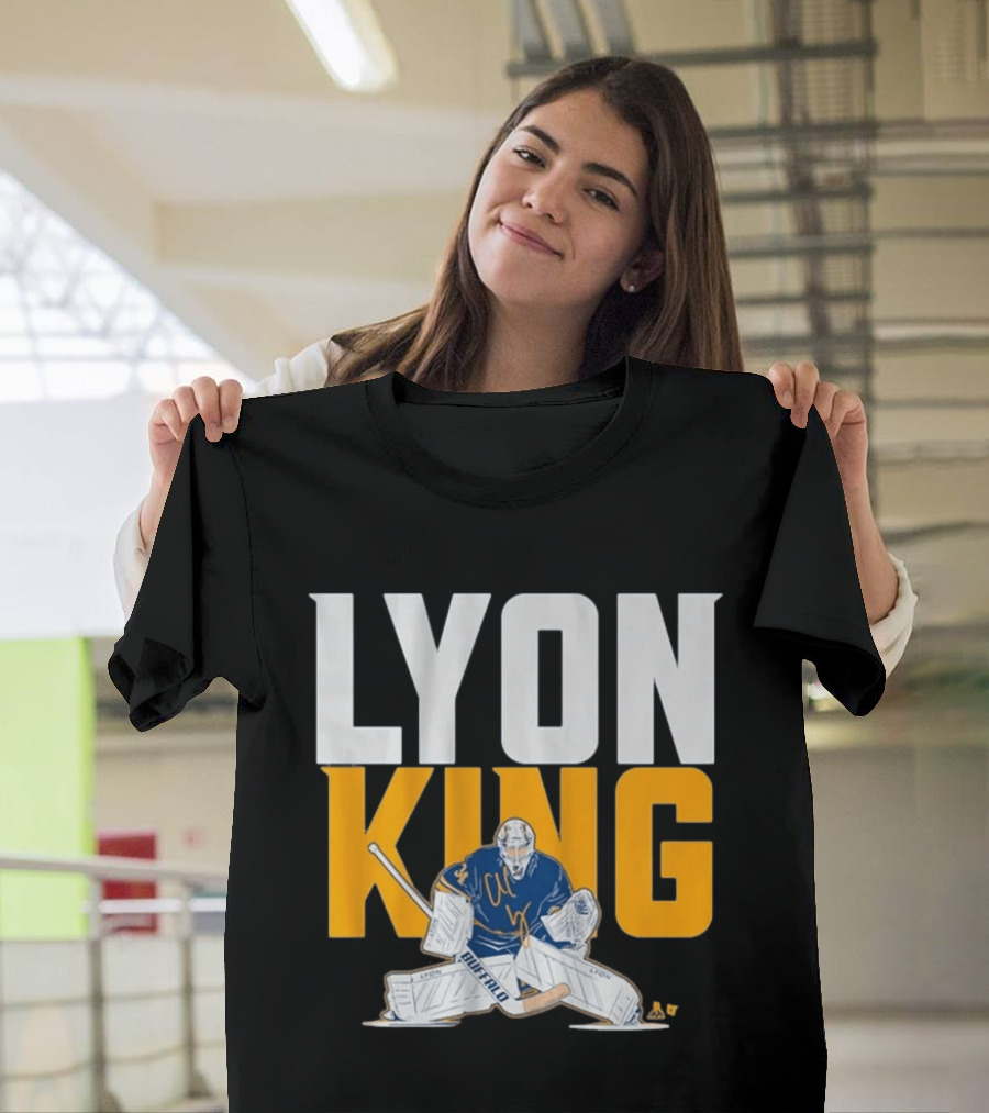 Lyon King Buffalo Goalie Sports Fan T-Shirt