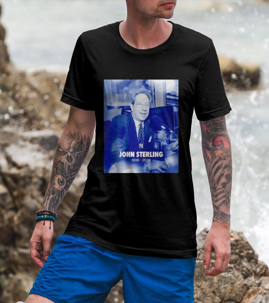 New York Yankees John Sterling 1938 2026 T-Shirt