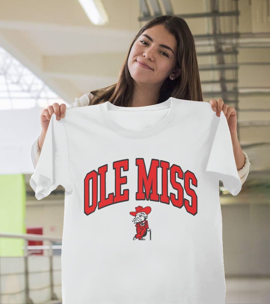 Ole Miss Rebels Colonel Reb Arch T-Shirt