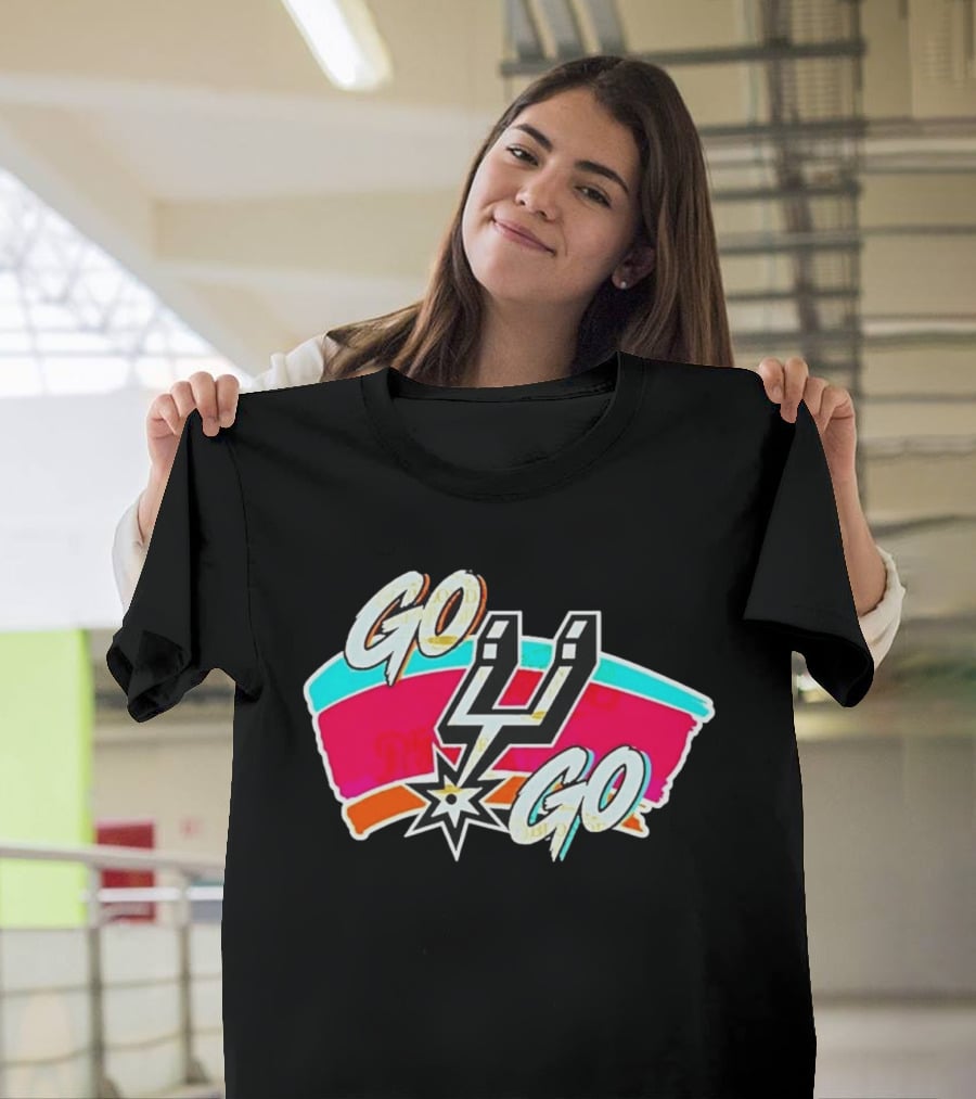 Go Spurs Go Basketball Game Day Spurs T-Shirt