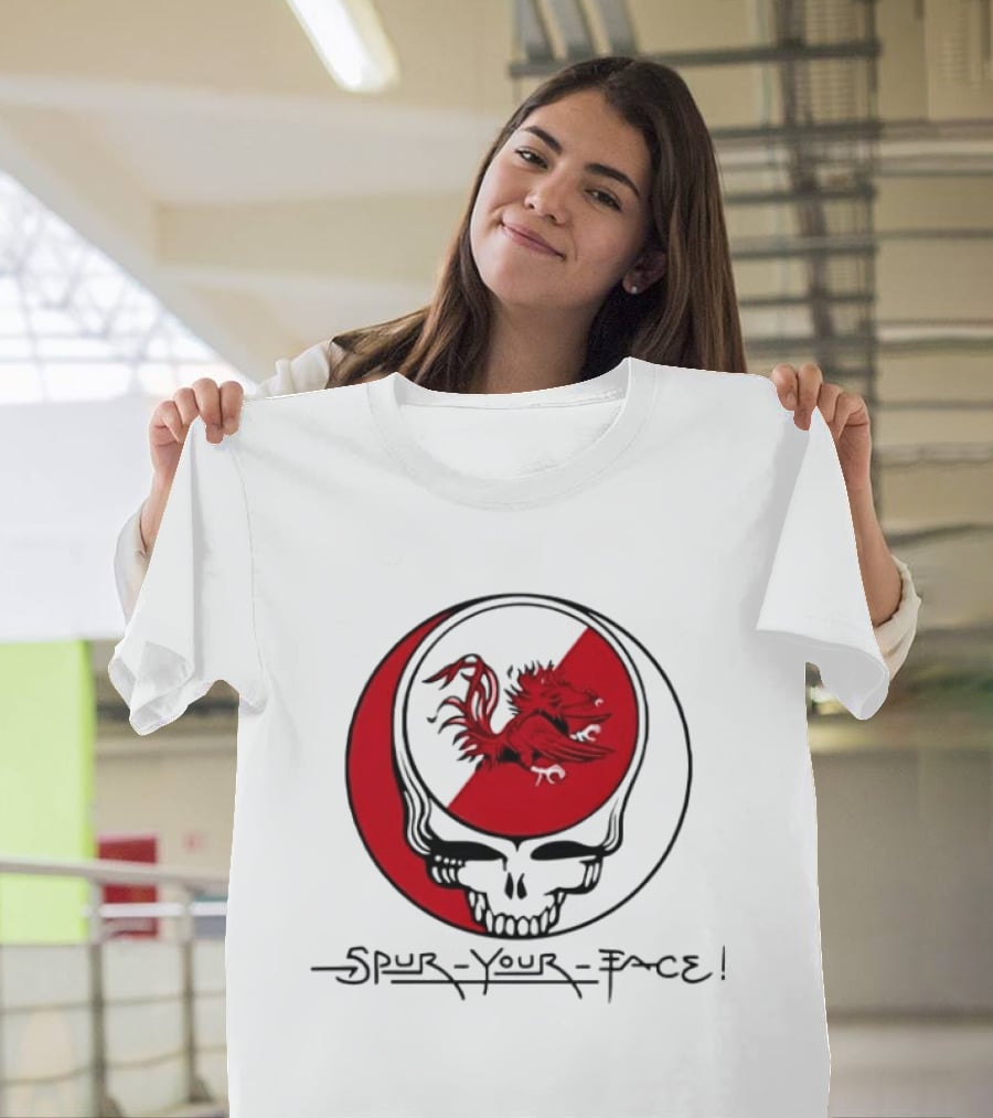 South Carolina Gamecocks Grateful Dead Spur Your Face T-Shirt