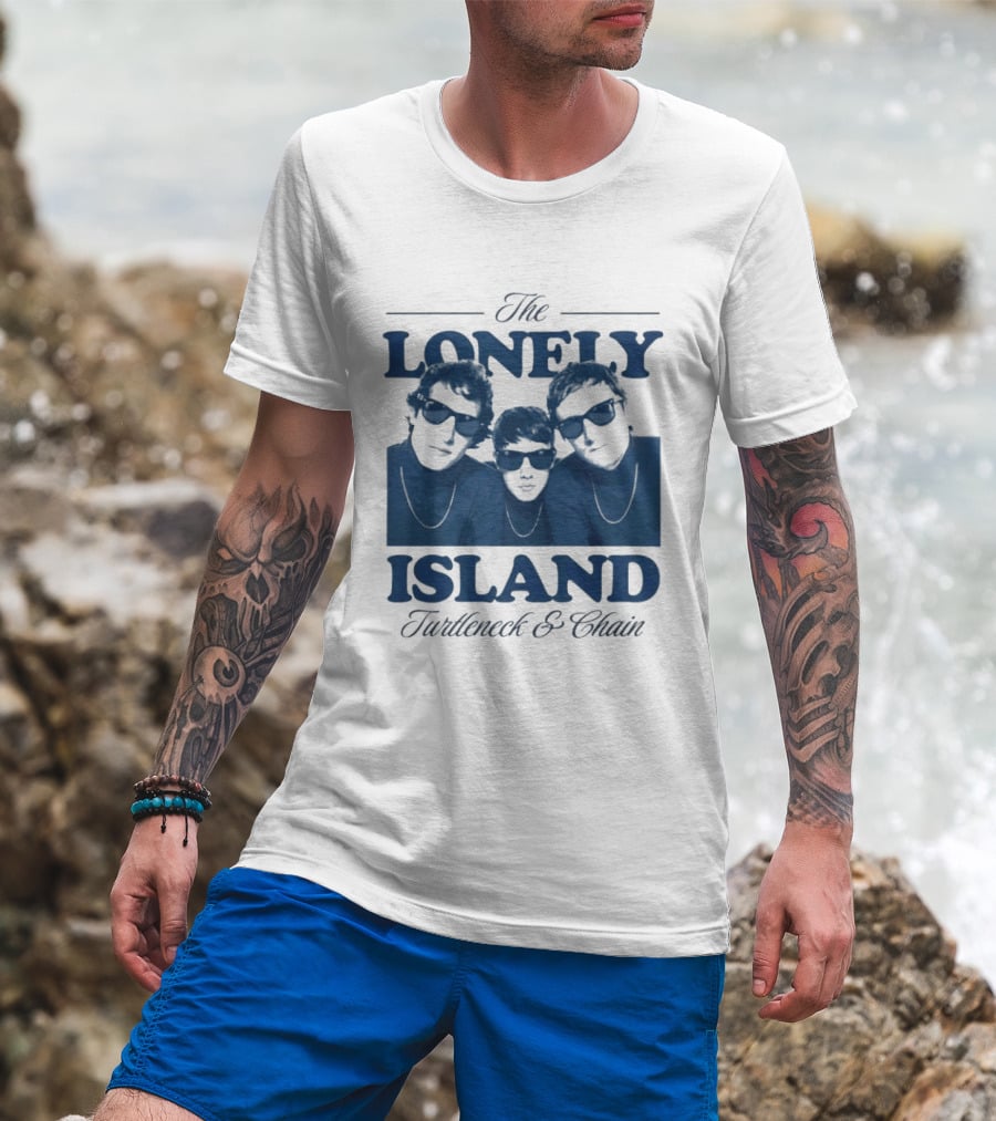 The Lonely Island Turtleneck & Chain Trio Faces T-Shirt