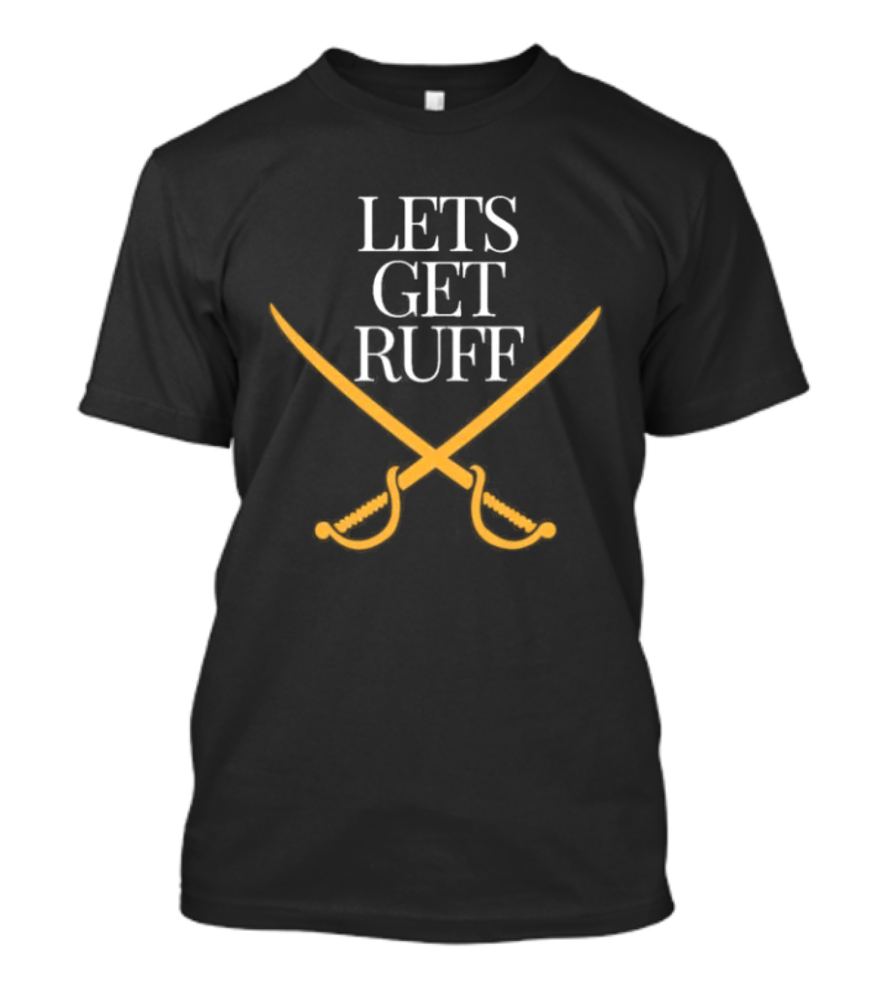 Buffalo Sabres Let's Get Ruff Crossed Sabres T-Shirt
