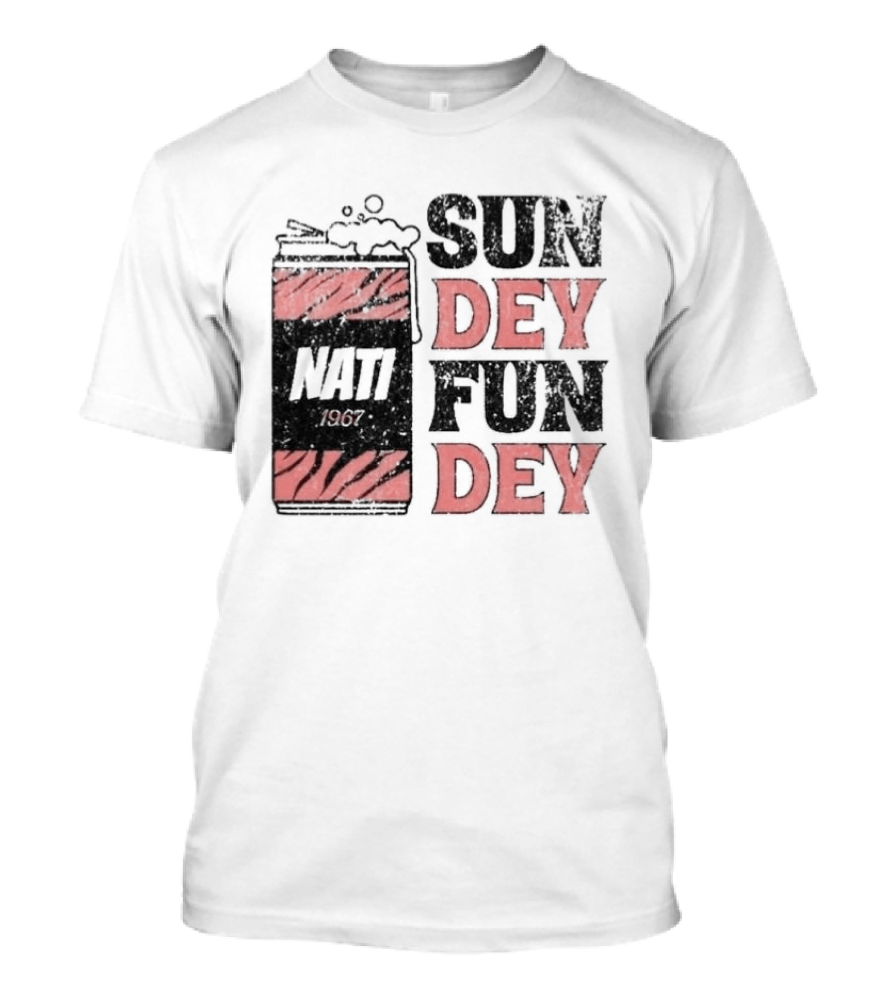 Nati Sunday Funday Cincinnati Bengals Tiger Stripes Football Fan Gear T-Shirt