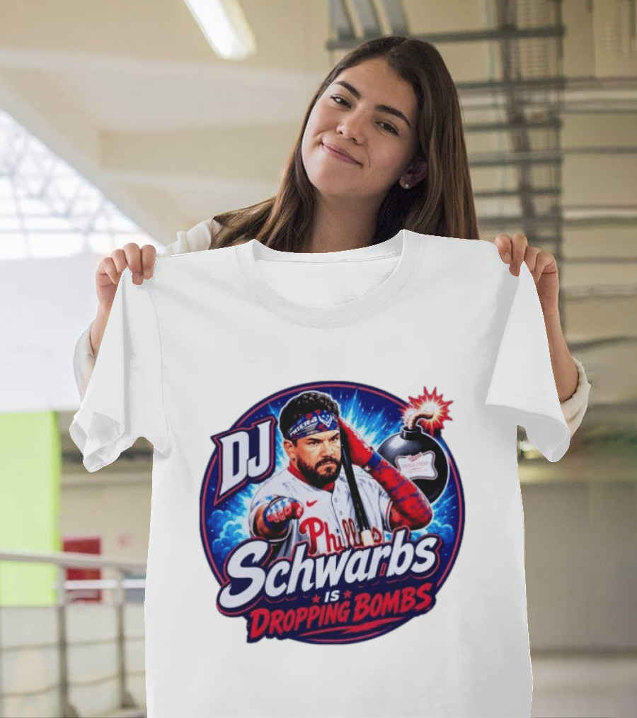 DJ Schwarbs Phillies Dropping Bombs T-Shirt
