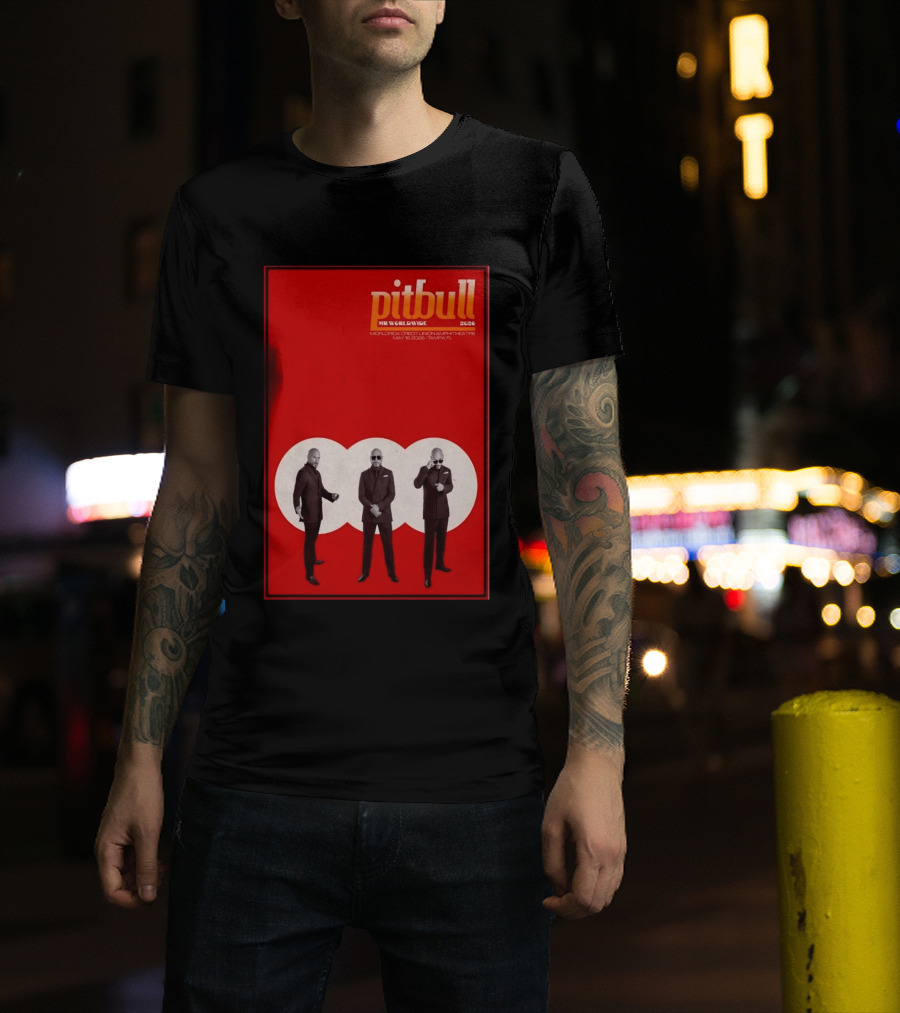 Pitbull Mr. Worldwide 2026 MidFlorida Credit Union Amphitheatre May 16 Tampa FL T-Shirt