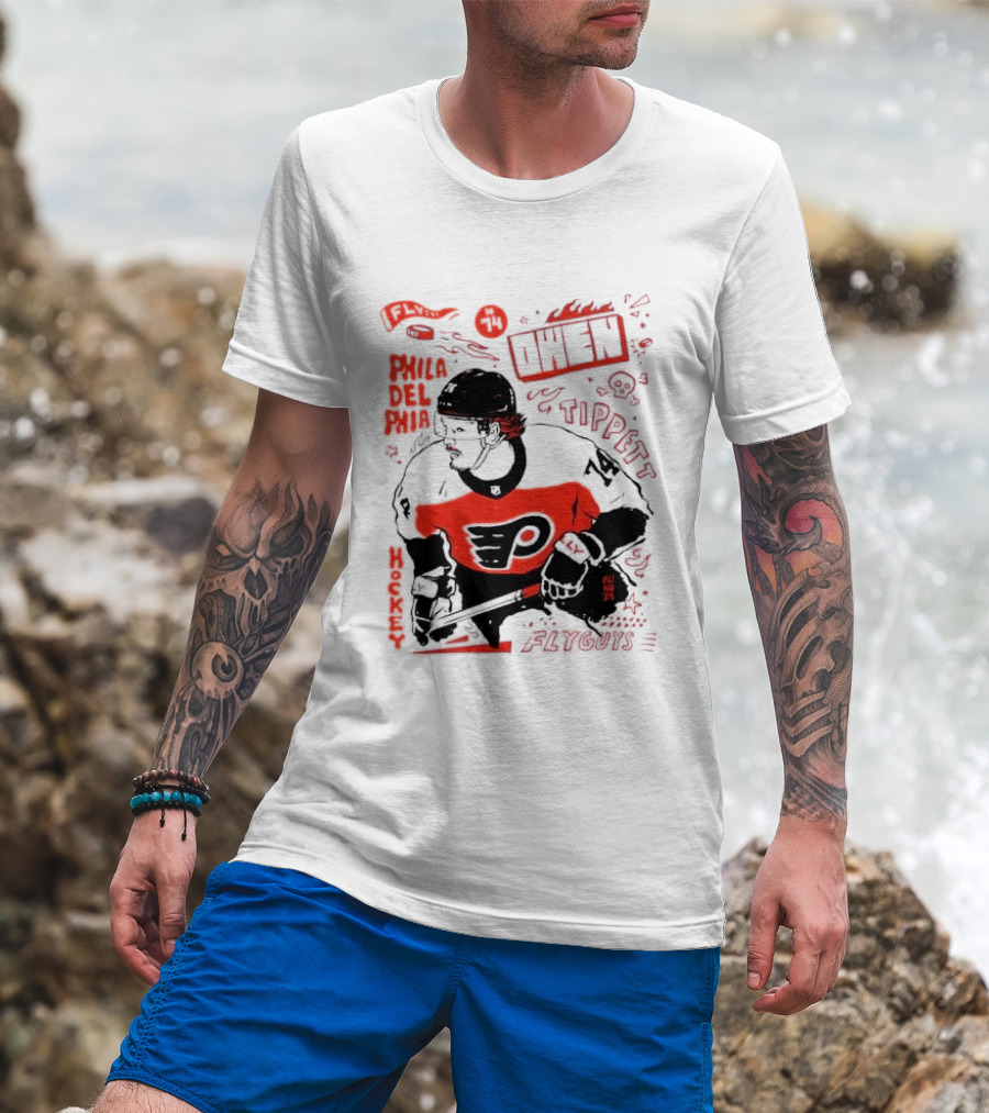 Flyguys Owen Tippett Philadelphia Flyers T-Shirt