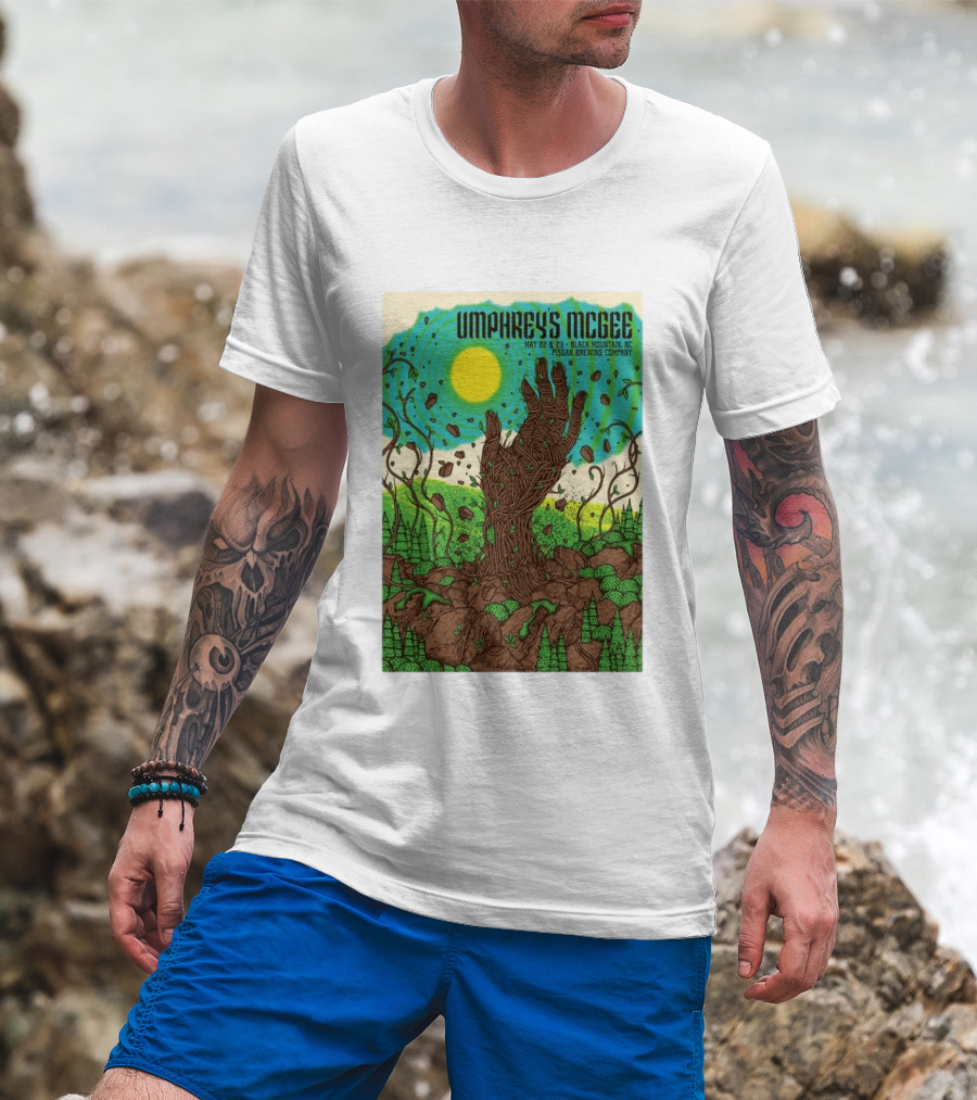 Umphrey's McGee May 22 23 Black Mountain NC Pisgah Brewing Company Tour T-Shirt