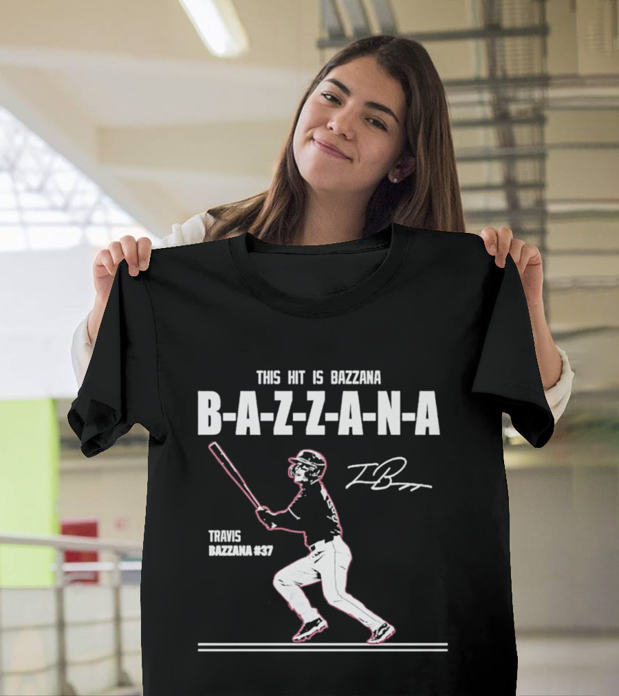 Travis Bazzana 37 Cleveland Baseball This Hit Is Bazzana Bazzana T-Shirt