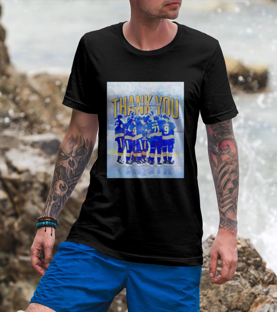 Buffalo Sabres Thank You 2025 2026 Season Players T-Shirt