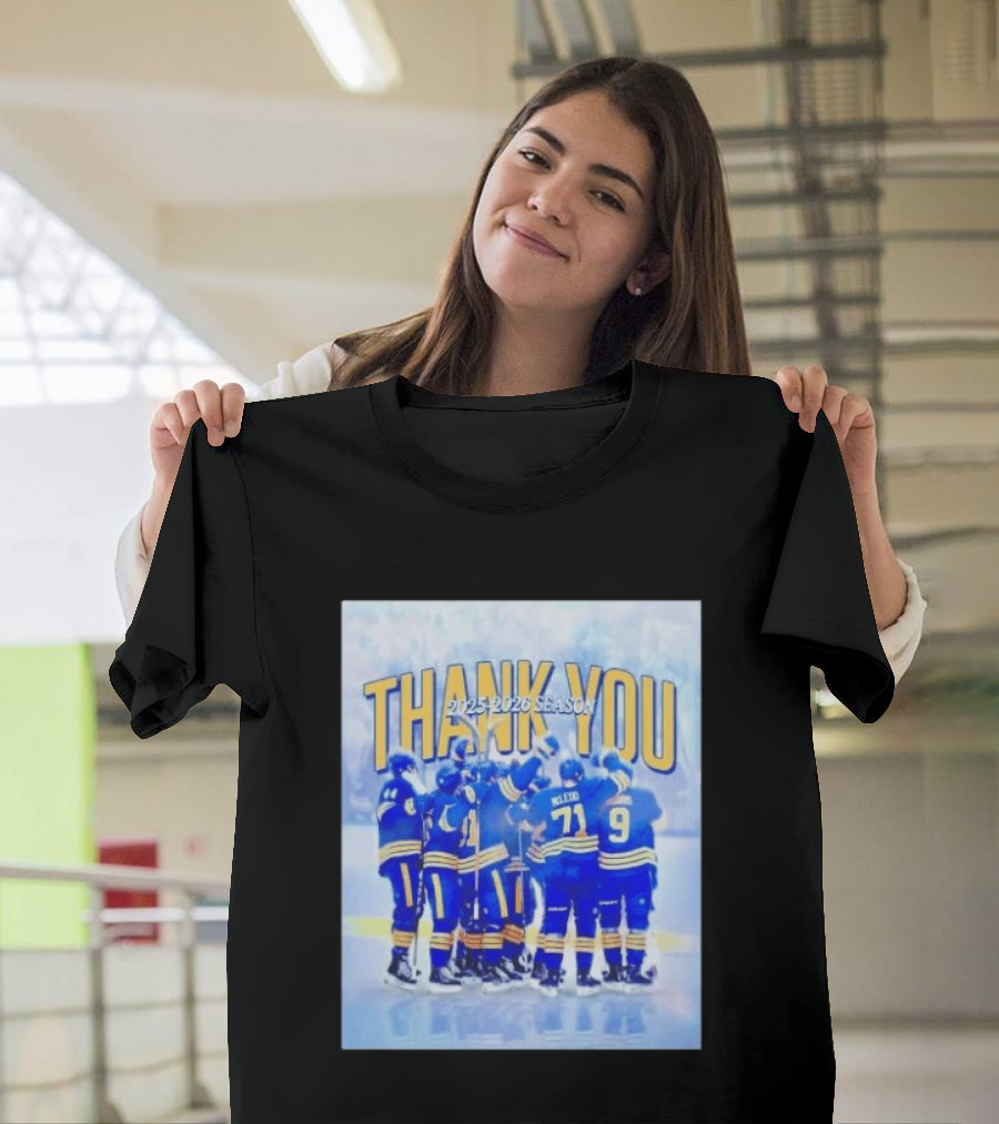 Buffalo Sabres Thank You 2025 2026 Season Players T-Shirt