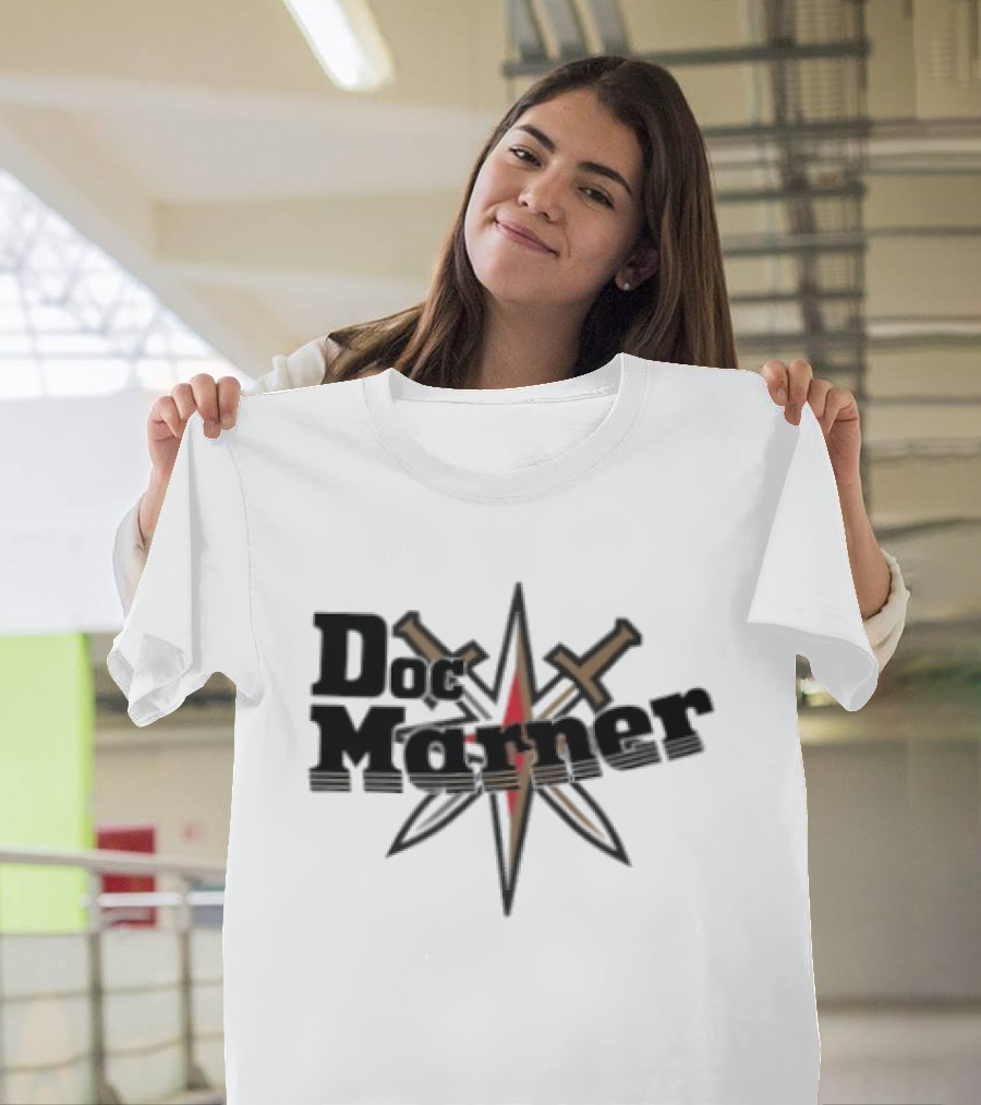 Doc Marner Swords Icon Starburst T-Shirt