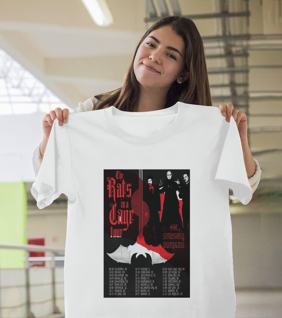 The Smashing Pumpkins Rats In A Cage Tour 2026 T-Shirt