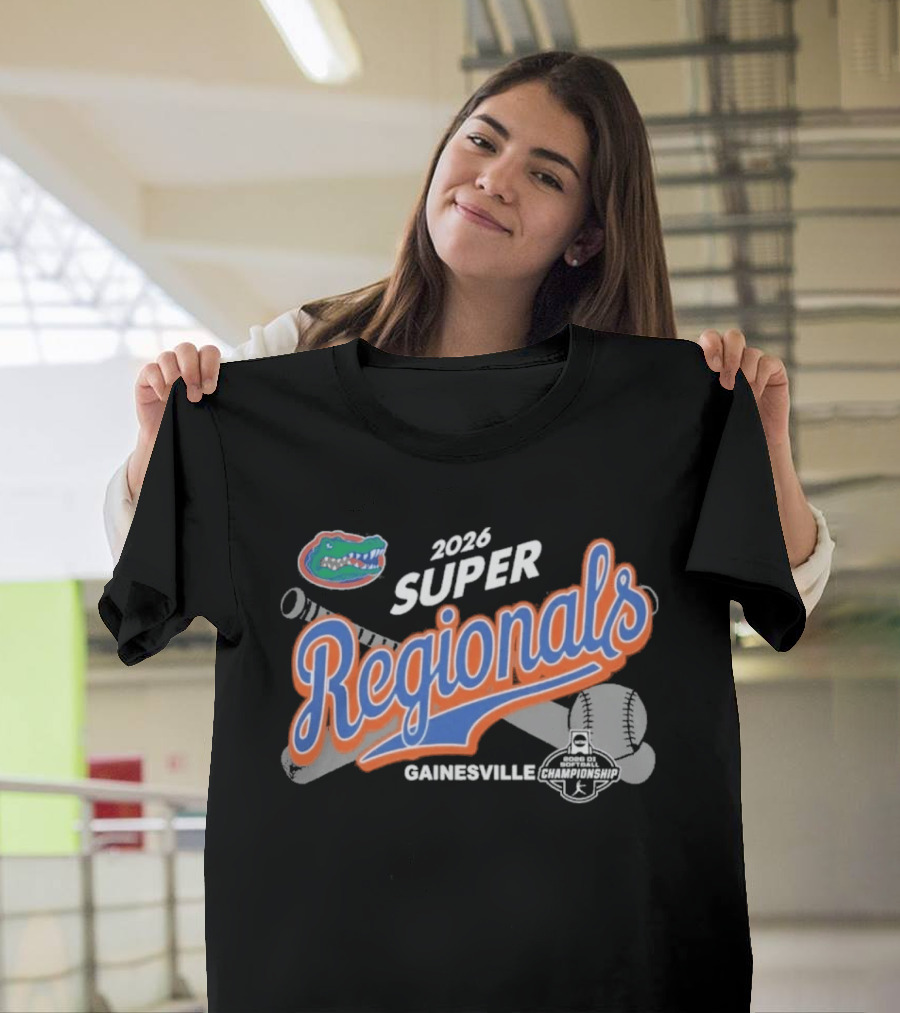 University Of Florida 2026 Gainesville Softball Super Regionals T-Shirt