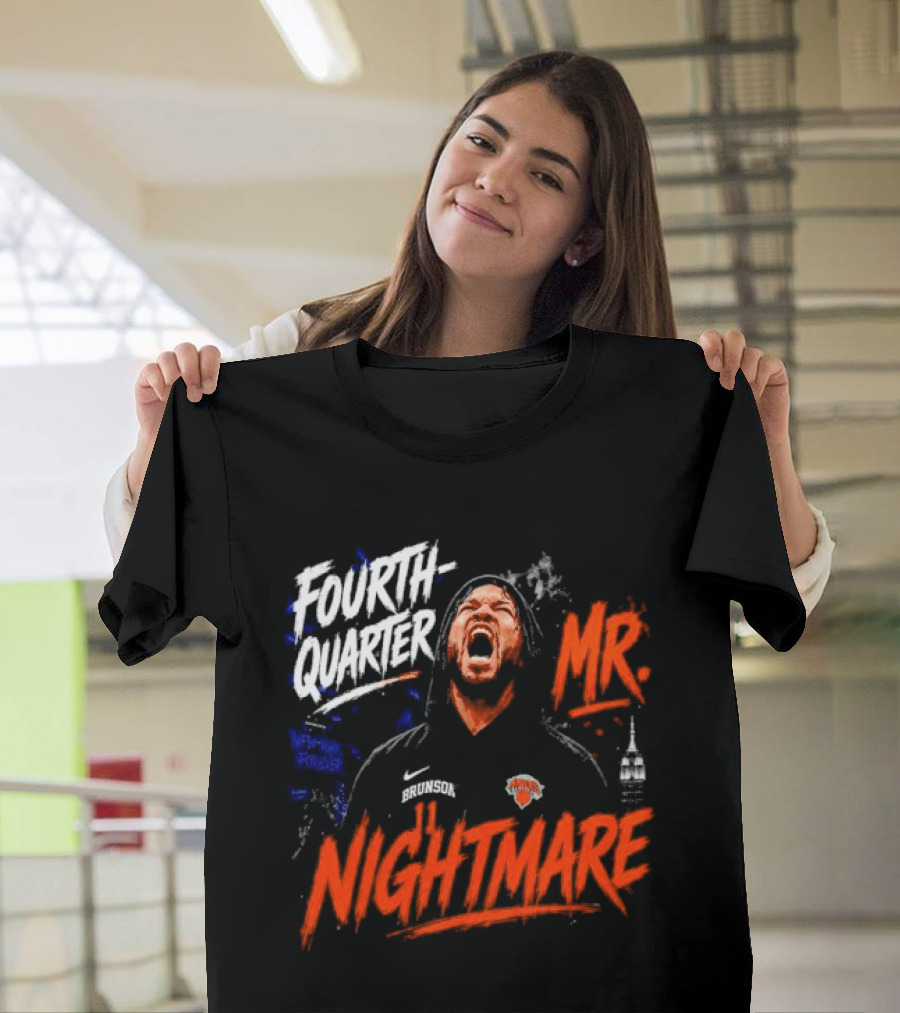 Fourth Quarter Mr. Nightmare New York Knicks T-Shirt