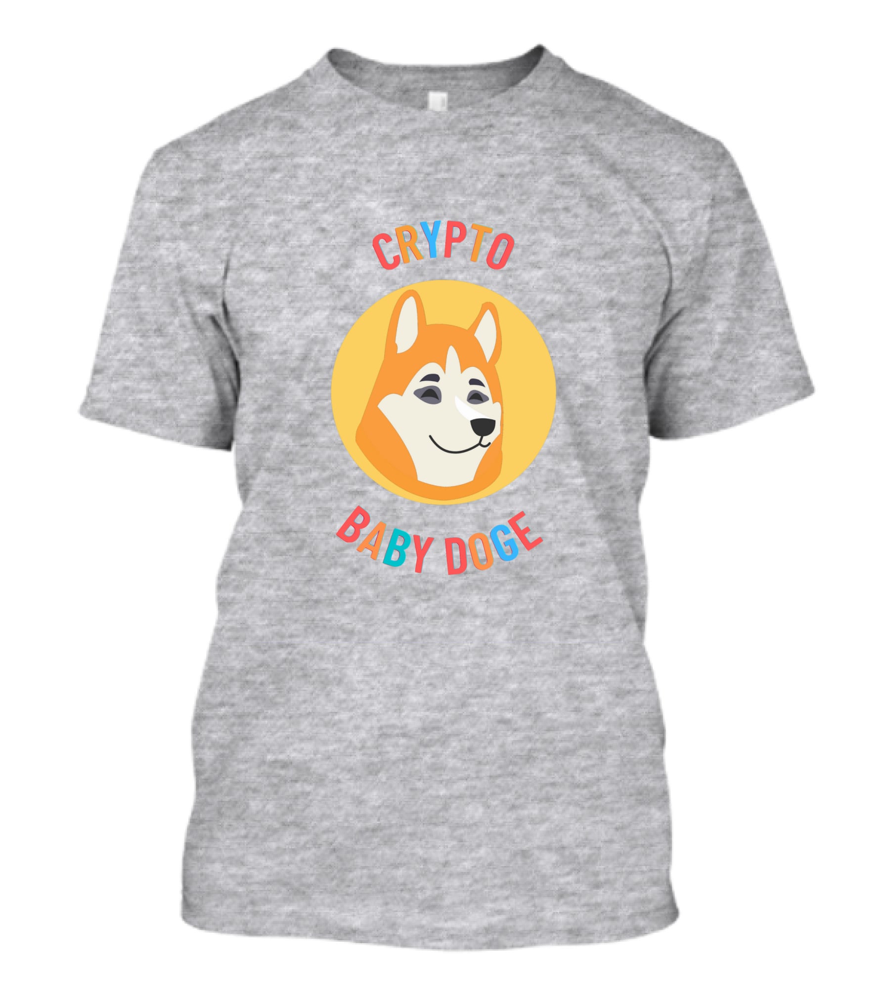 Crypto Baby Doge Iconic Circle T-Shirt