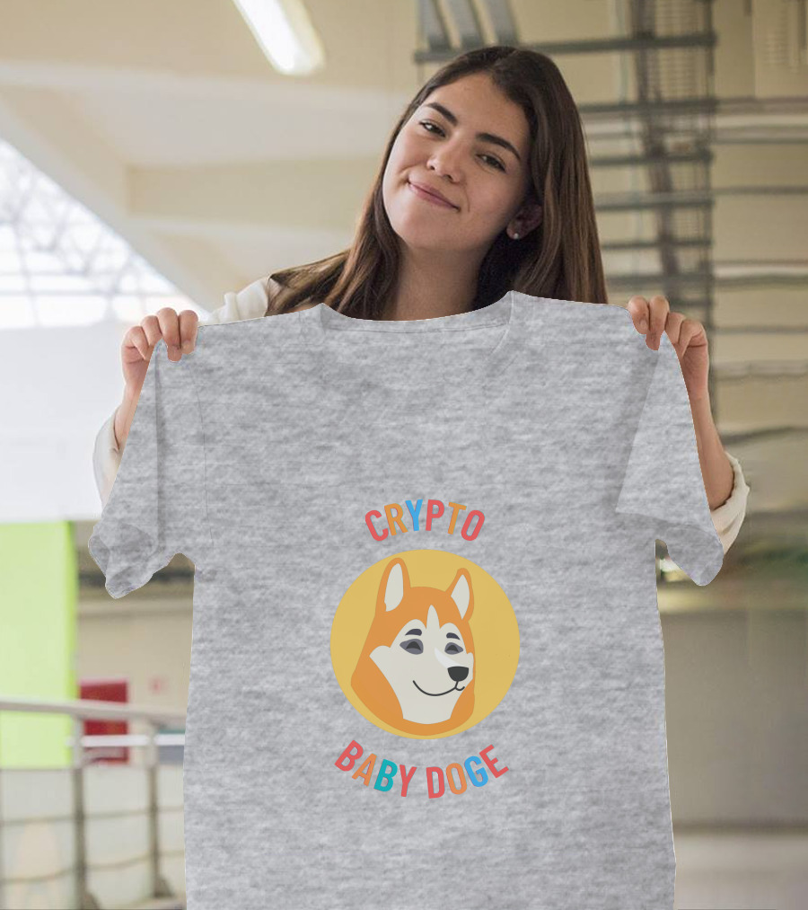 Crypto Baby Doge Iconic Circle T-Shirt