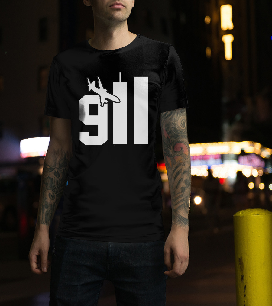Patriotic 911 Patriot Day Memorial Twin Towers T-Shirt