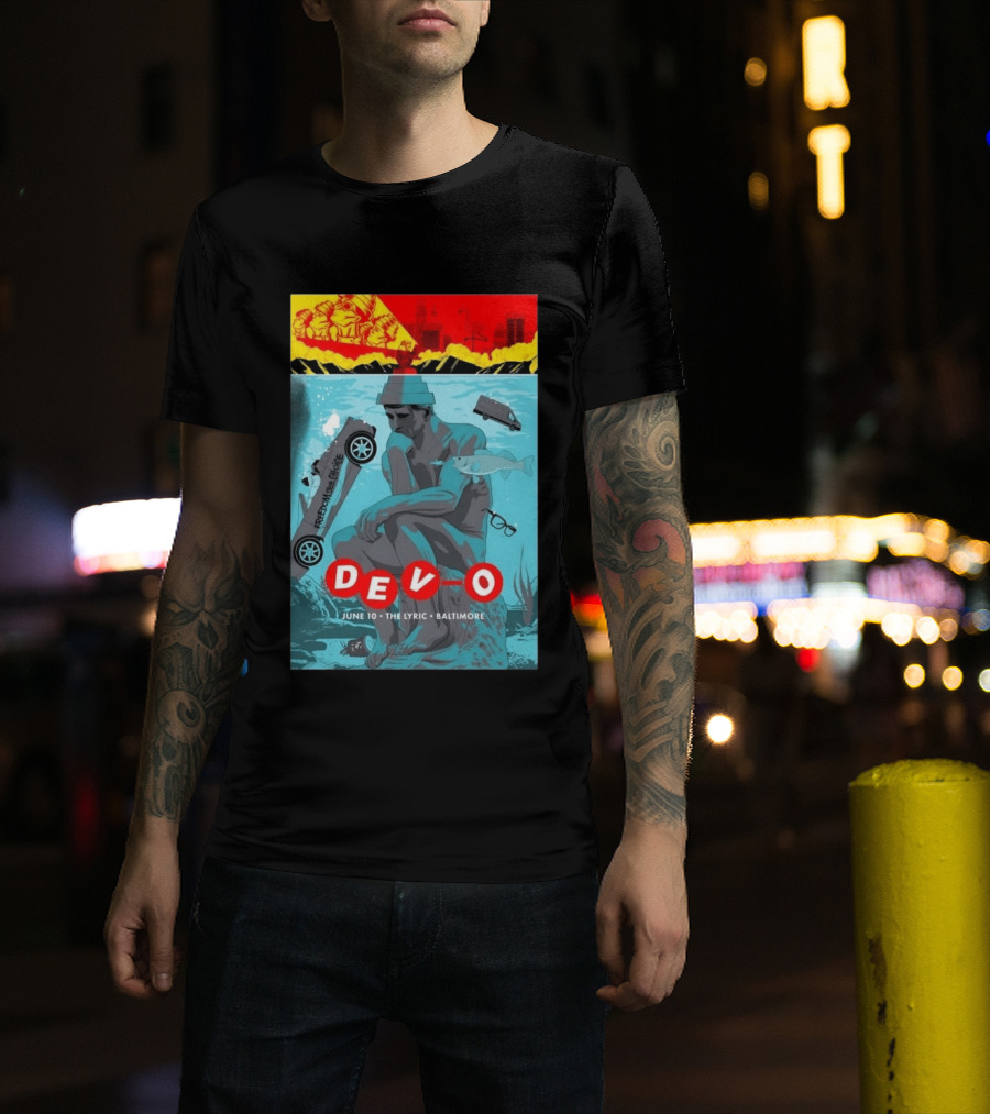Devo June 10 2026 The Lyric Baltimore Freedom Of Choice T-Shirt