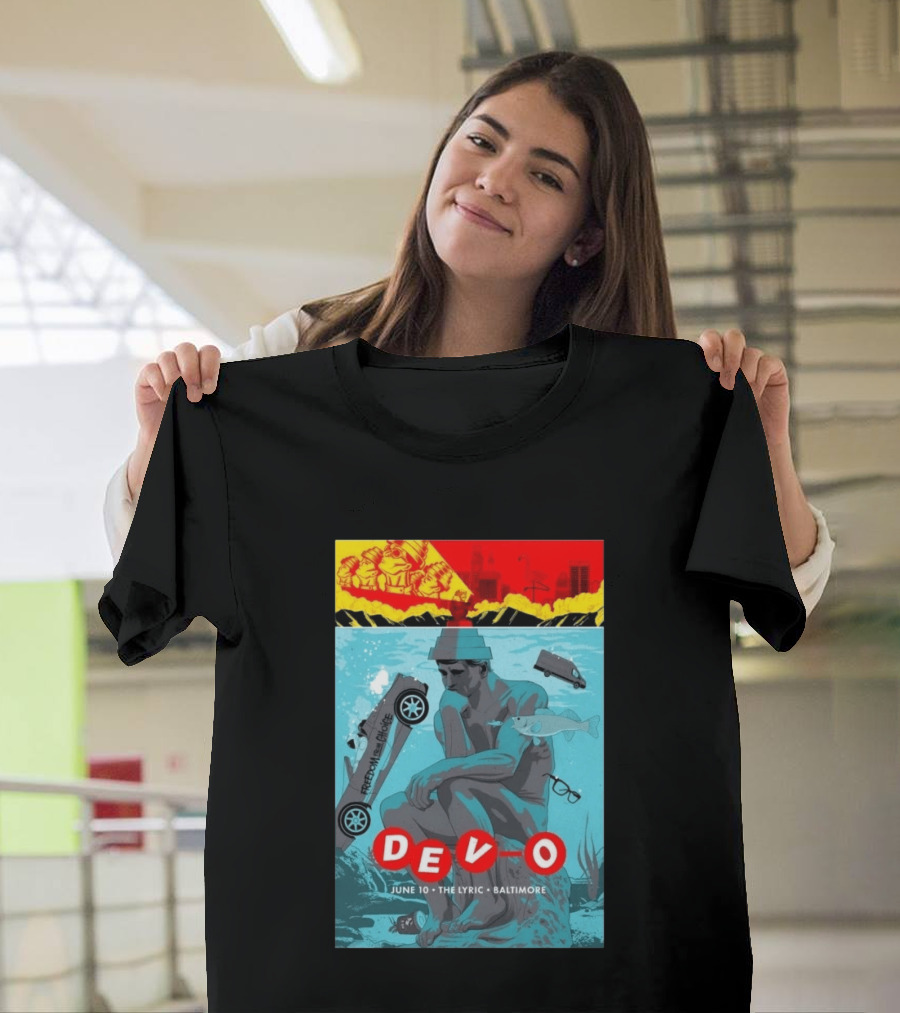 Devo June 10 2026 The Lyric Baltimore Freedom Of Choice T-Shirt