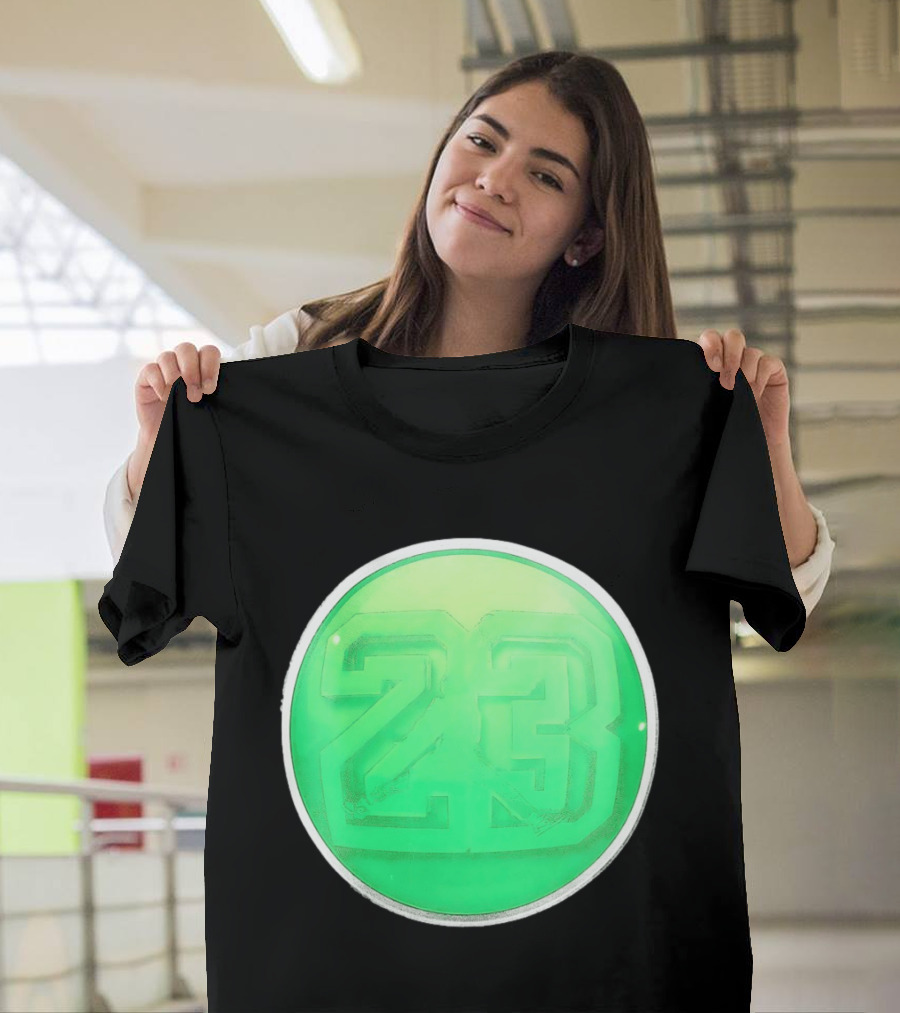 Michael Jordan 23 Green Basketball T-Shirt