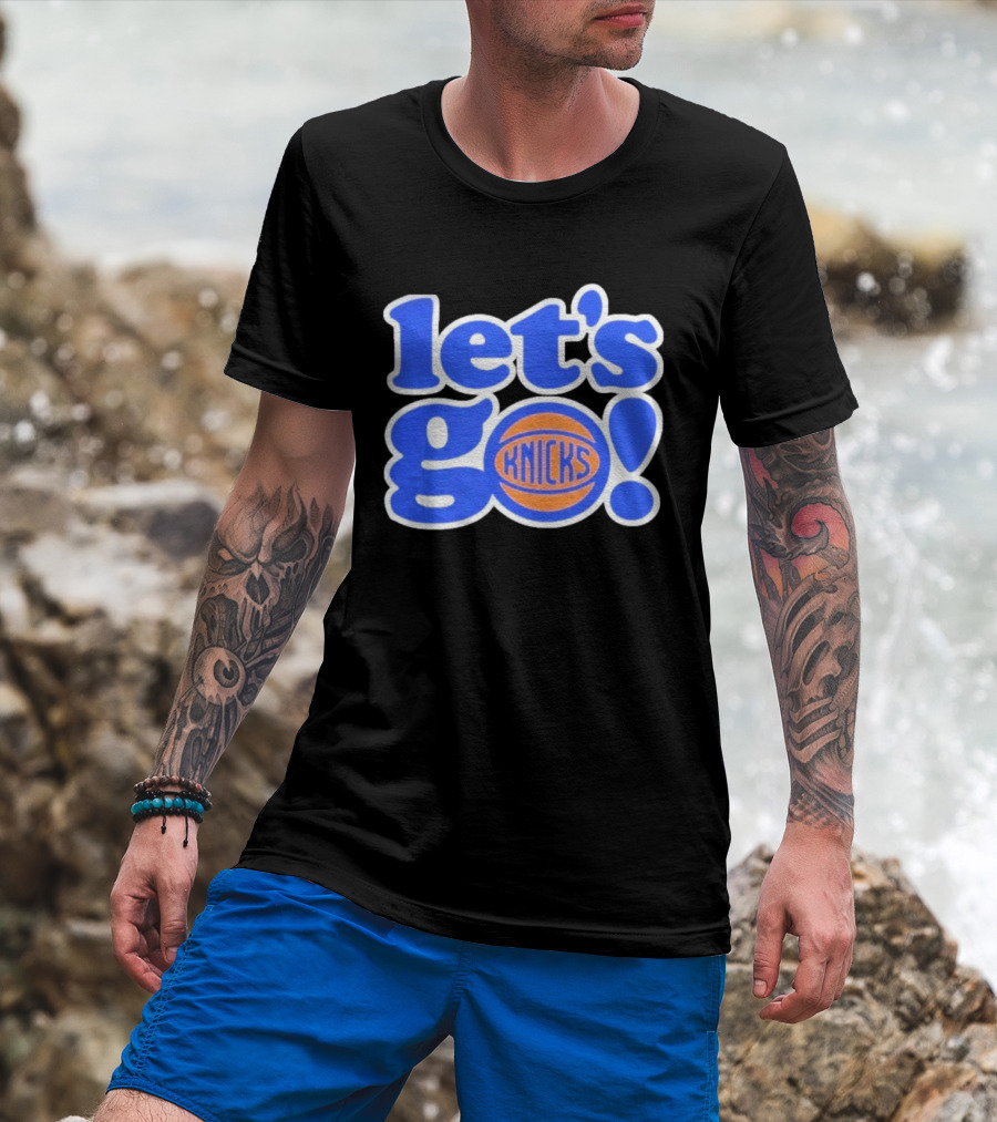 New York Knicks Let's Go NBA 2026 Celebration T-Shirt