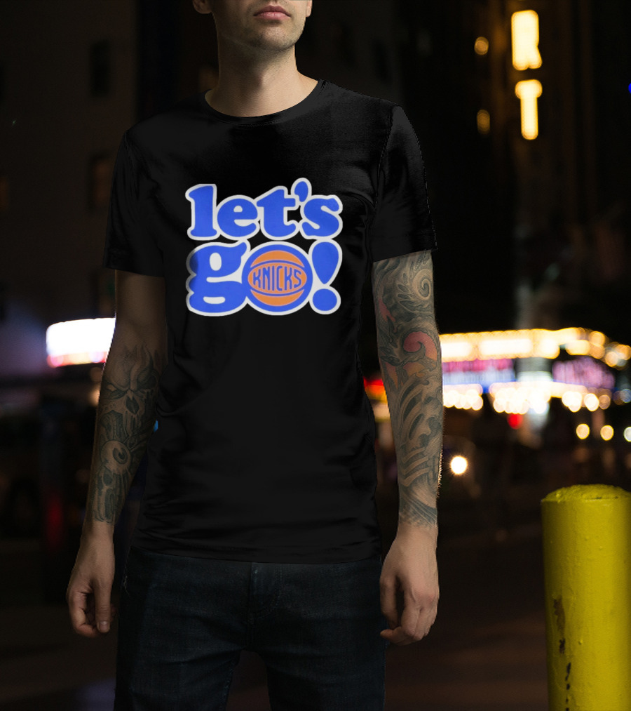 New York Knicks Let's Go NBA 2026 Celebration T-Shirt