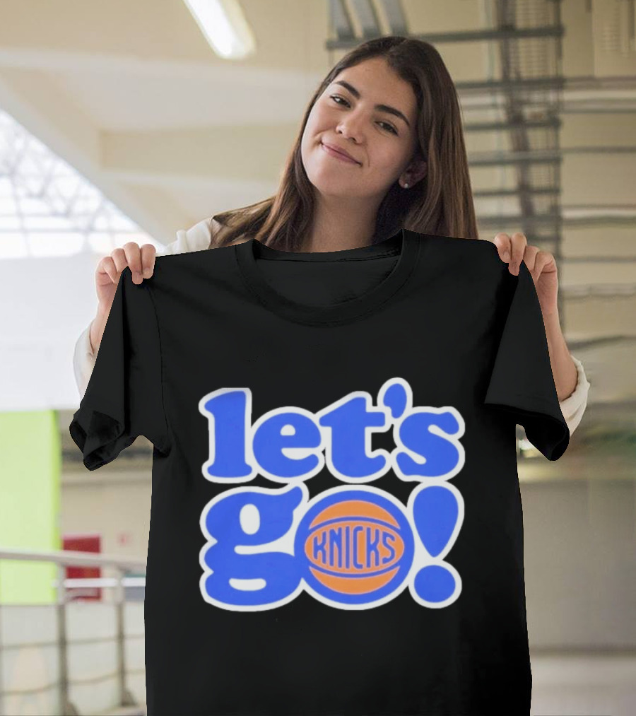 New York Knicks Let's Go NBA 2026 Celebration T-Shirt