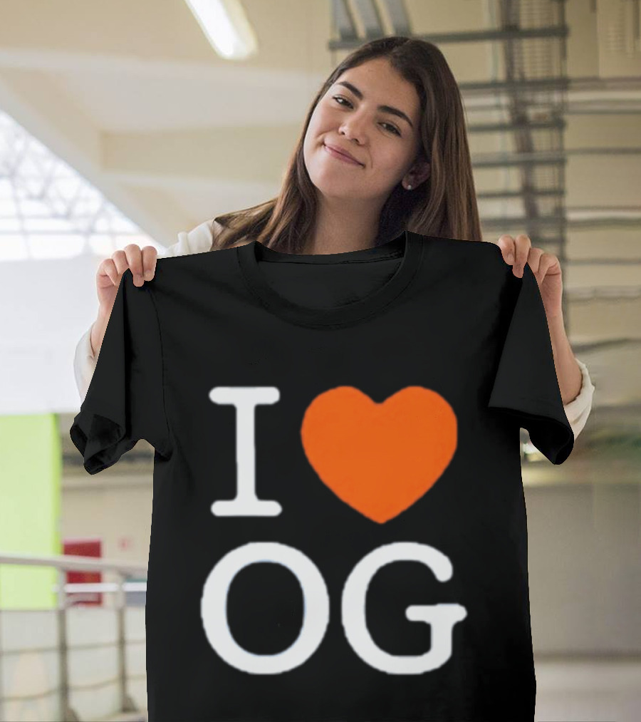 I Love OG Anunoby Orange Heart Knicks T-Shirt