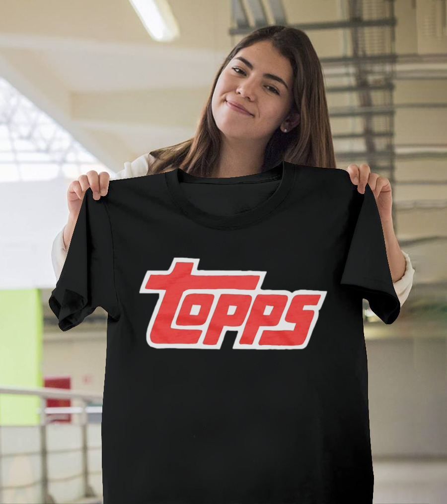 Topps Baseball Card Company Retro Red T-Shirt