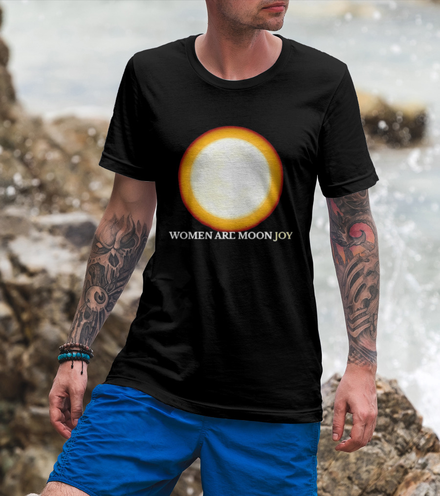 Women Are Moon Joy Full Moon Glow T-Shirt