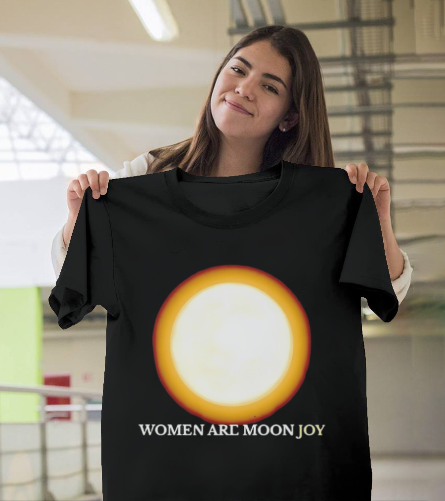 Women Are Moon Joy Full Moon Glow T-Shirt