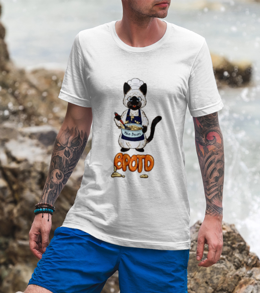 BPOTD Milo's Biscuits Cat Chef Baking T-Shirt