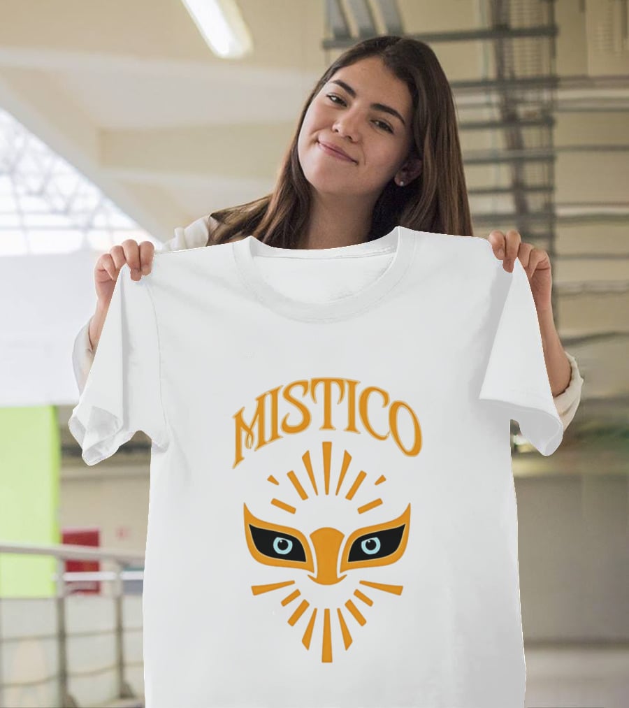 Mistico Mask Iconic Symbol With Radiant T-Shirt