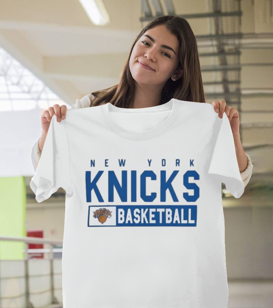 New York Knicks Basketball Classic Grey Heather NBA Fan Gear T-Shirt