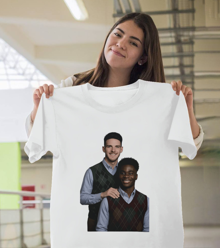 Saka Declan Rice Step Brother Arsenal FC Football Duo T-Shirt