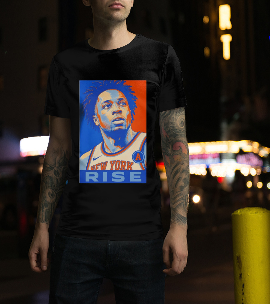New York Knicks Rise OG Anunoby 2026 NBA Hope T-Shirt