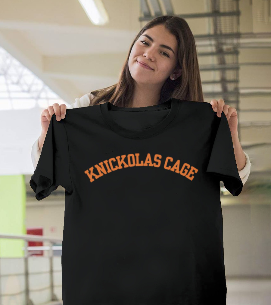 Taylor Stevie Knicks Knickolas Cage Basketball T-Shirt