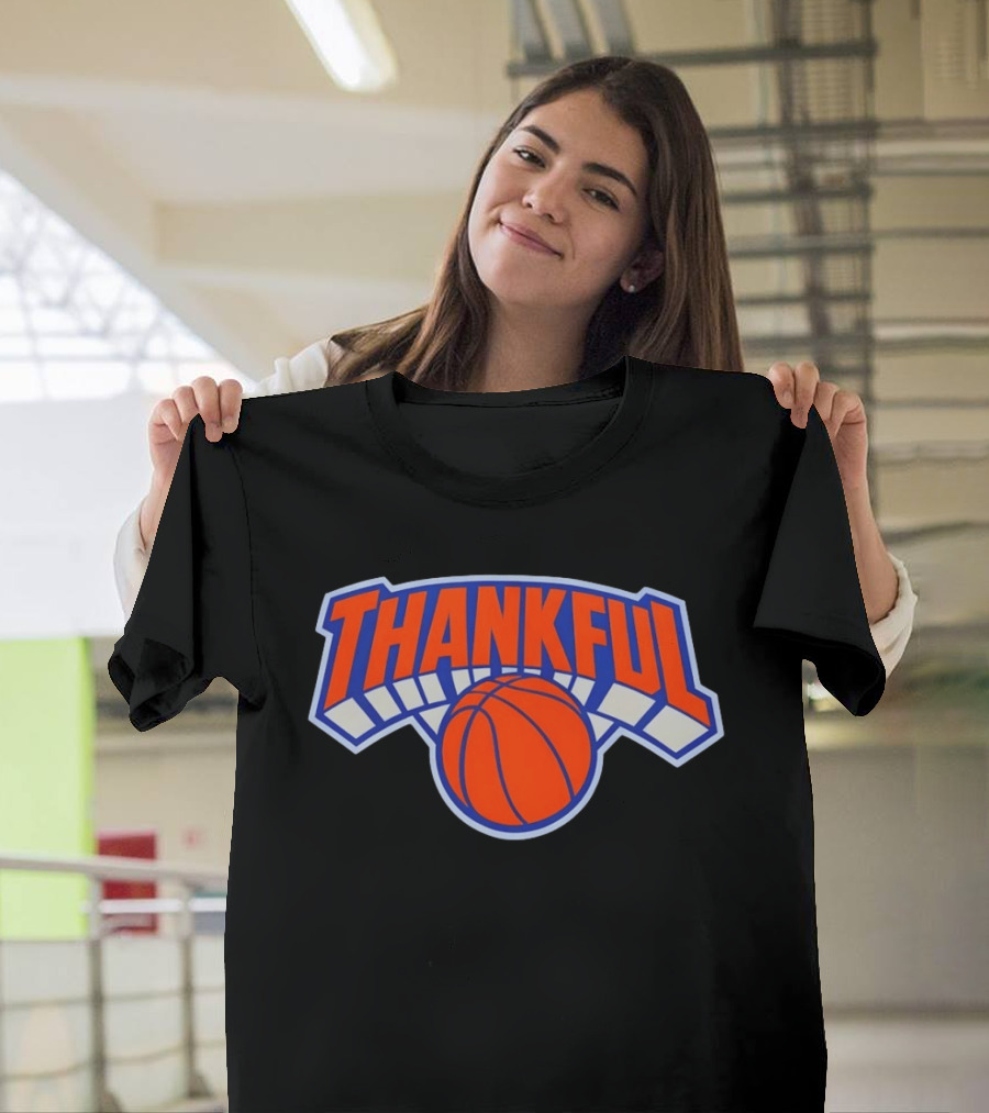 New York Knicks Thankful Basketball 2026 T-Shirt