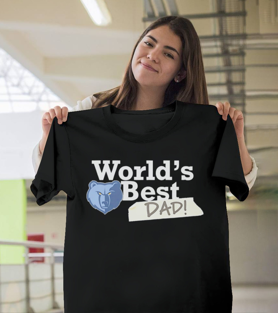 Memphis Grizzlies World's Best Dad 2026 Fathers Day T-Shirt