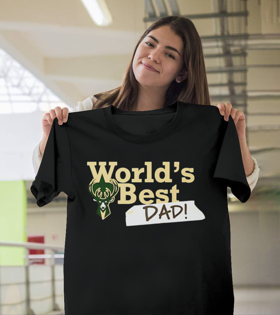 Milwaukee Bucks World's Best Dad 2026 T-Shirt