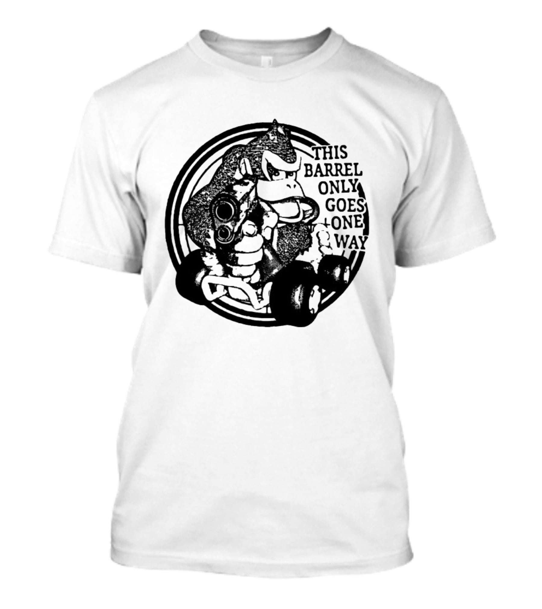 Donkey Kong Country This Barrel Only Goes One Way T-Shirt