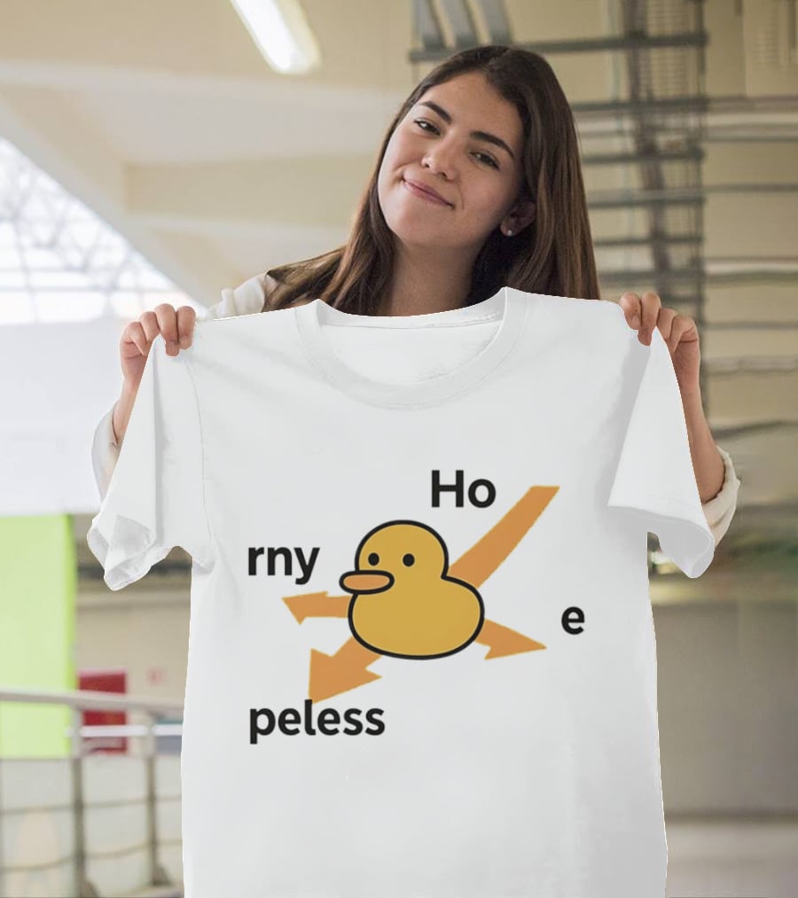 Ho Rny Peless Duck Corner Direction Arrows T-Shirt