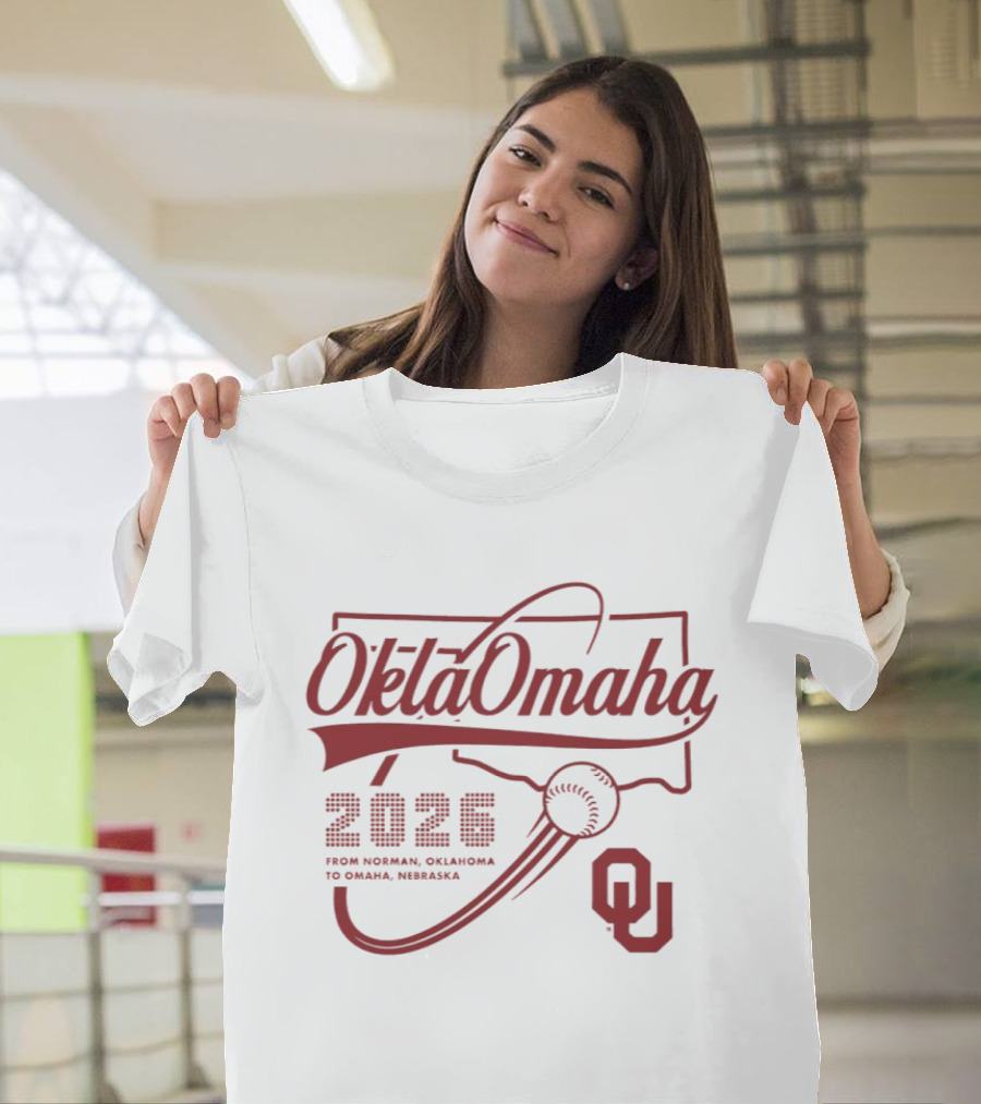 Oklahoma Baseball 2026 OklaOmaha From Norman To Omaha OU T-Shirt