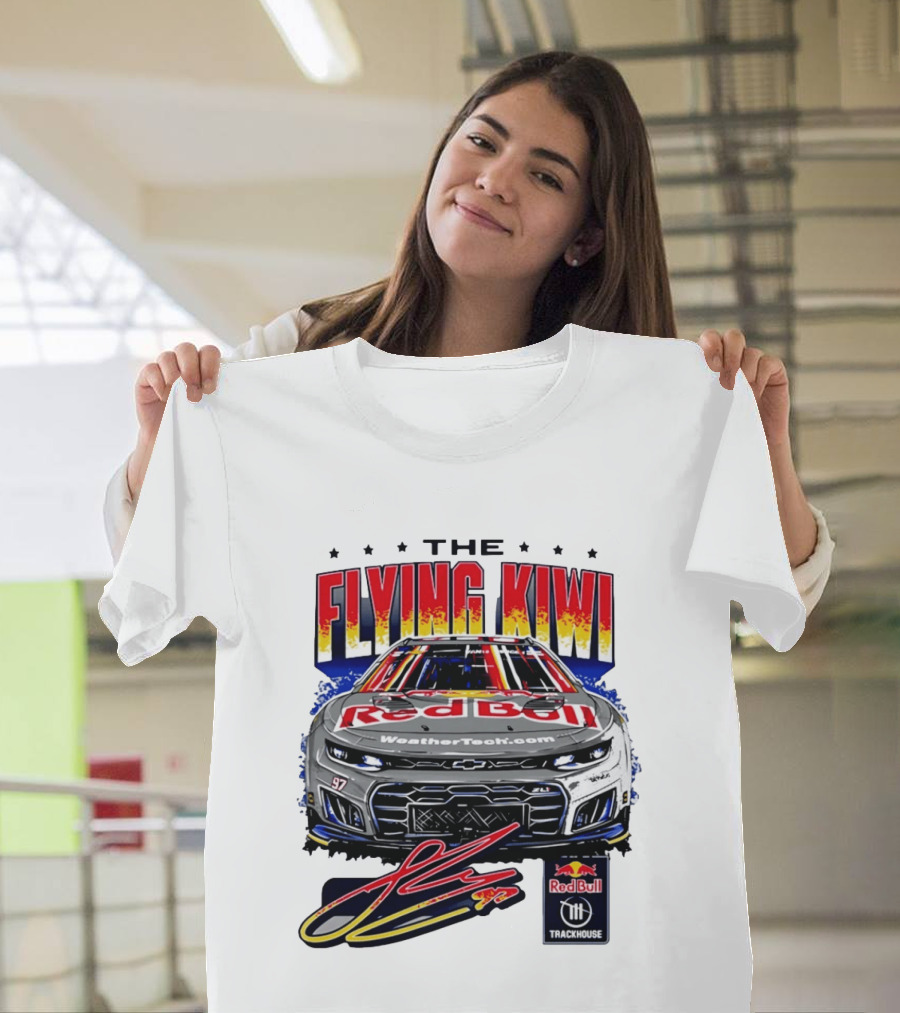 The Flying Kiwi Red Bull WeatherTech No 97 Trackhouse Racing T-Shirt