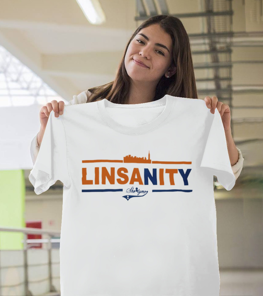 Linsanity Skyline New York Knicks Basketball Shotyme T-Shirt