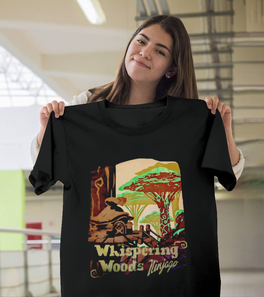 Whispering Woods Ninjago Forest Temple Scene Masters Of Spinjitzu T-Shirt