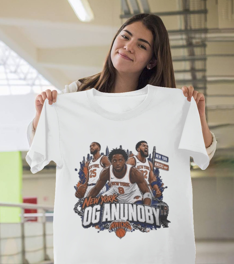 New York Knicks OG Anunoby Game Day Sports 2026 T-Shirt