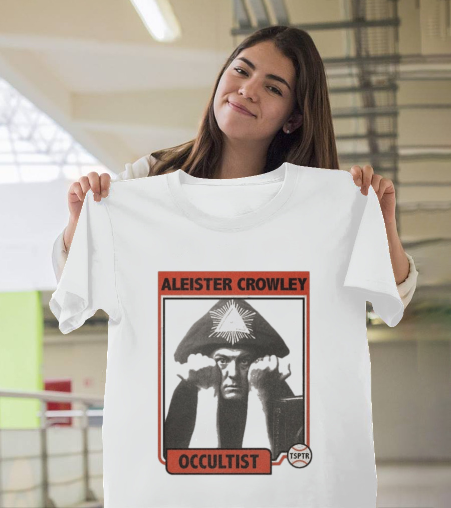 Aleister Crowley Occultist TSPTR Baseball Raglan T-Shirt