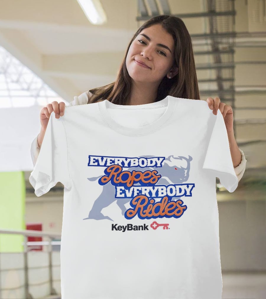 Buffalo Sabres Everybody Ropes Everybody Rides KeyBank 2026 T-Shirt
